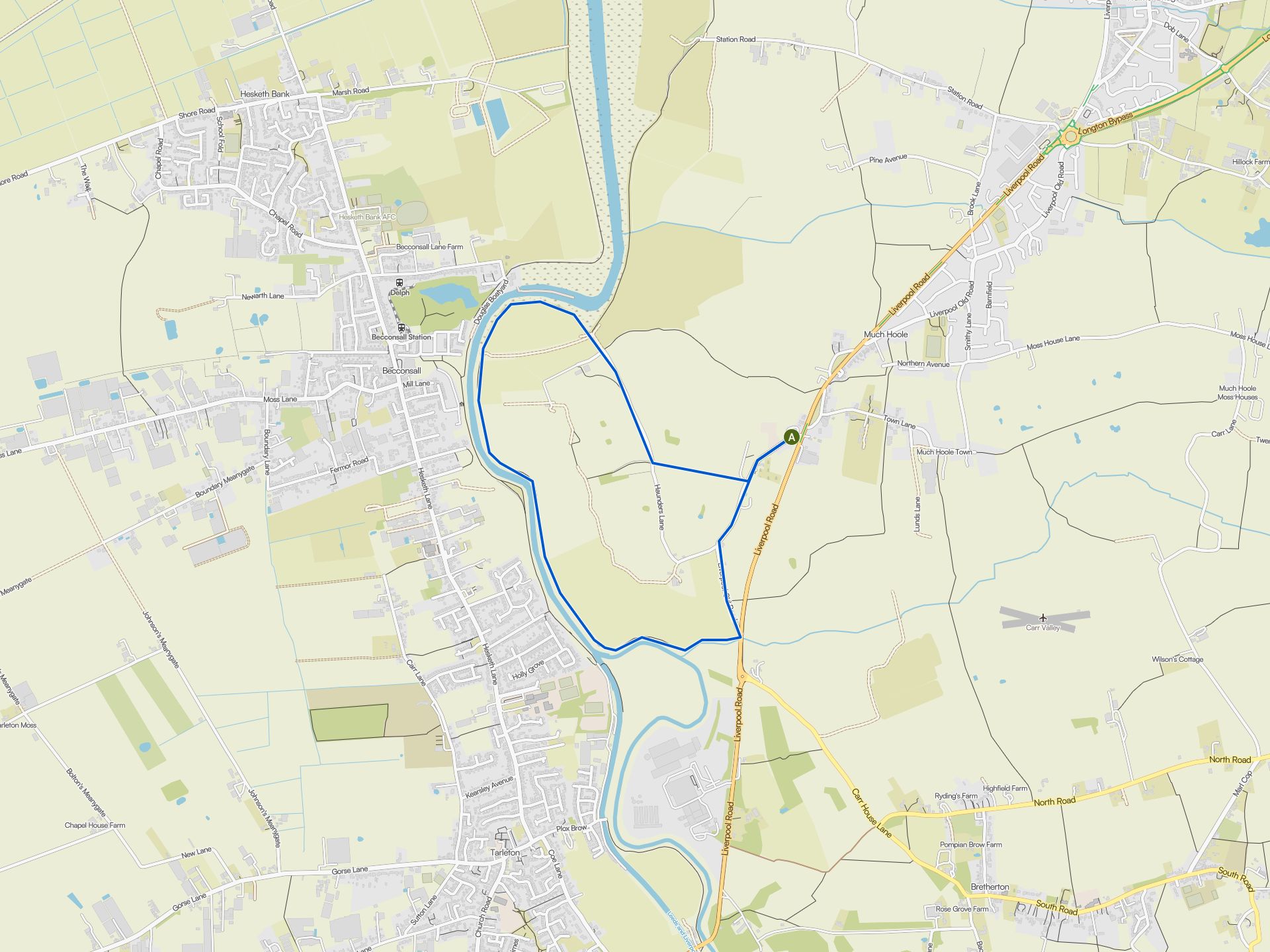 The best walks and hikes around South Ribble | Komoot